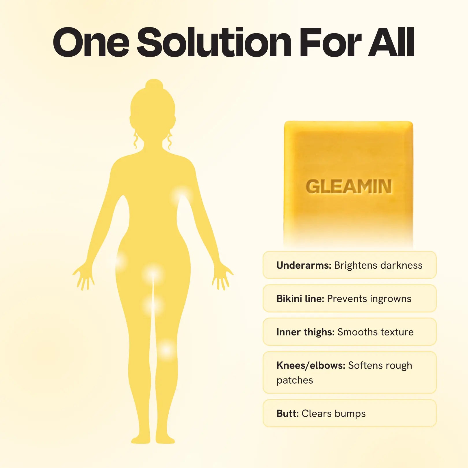 Brightening Body Bar Soap for Dark Marks, Uneven Skin Tone & Smooth Skin