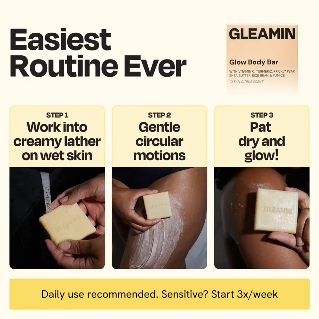 Brightening Body Bar Soap for Dark Marks, Uneven Skin Tone & Smooth Skin