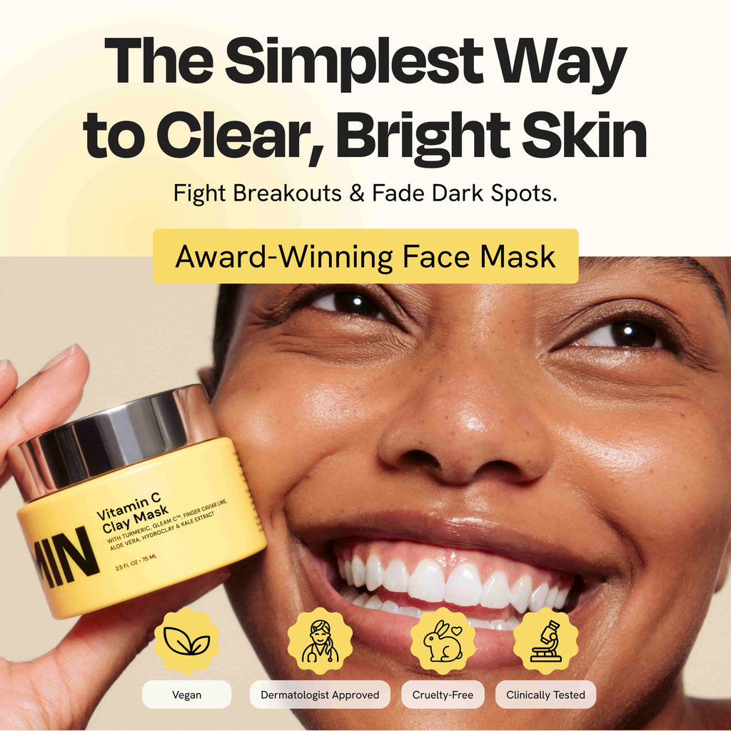 Vitamin C Clay Mask for Brightening, Dark Spots & Clear Skin