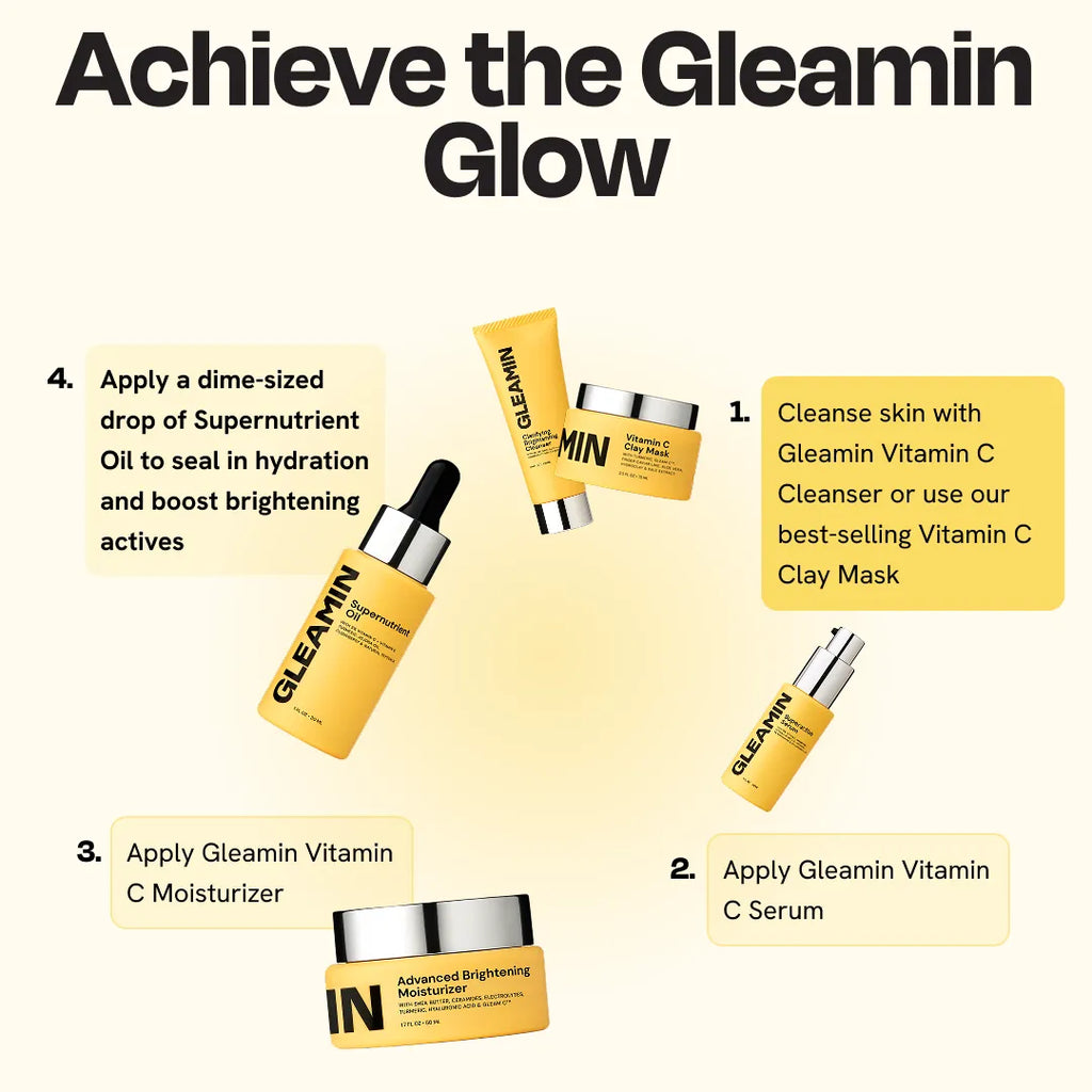 Vitamin C Clay Mask for Brightening, Dark Spots & Clear Skin