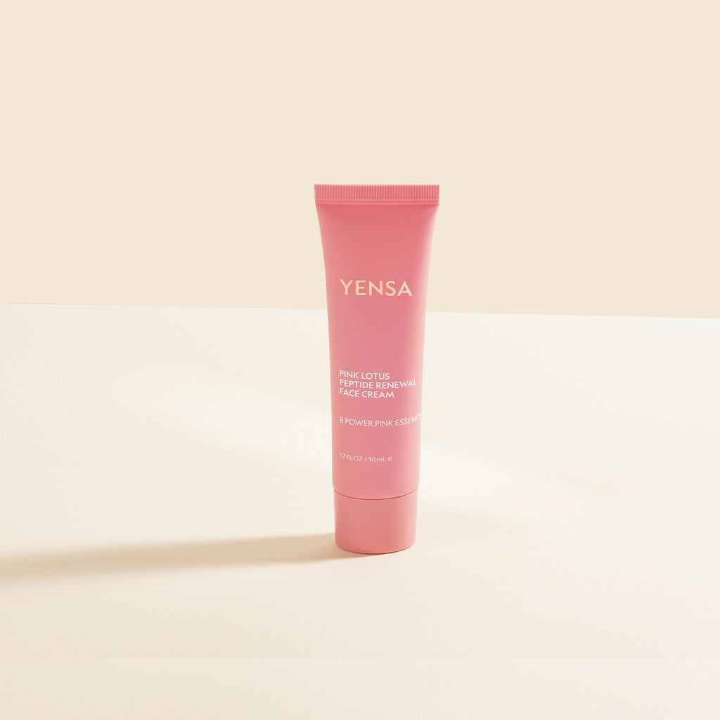 Pink Lotus Peptide Face Cream for Brightening, Firming & Anti-Aging