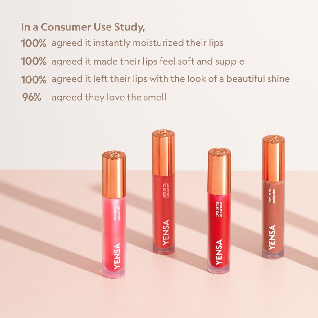 Tinted Lip Nourishing Oil with Hyaluronic Acid & Vitamin E — Glossy, Plumping & Hydrating