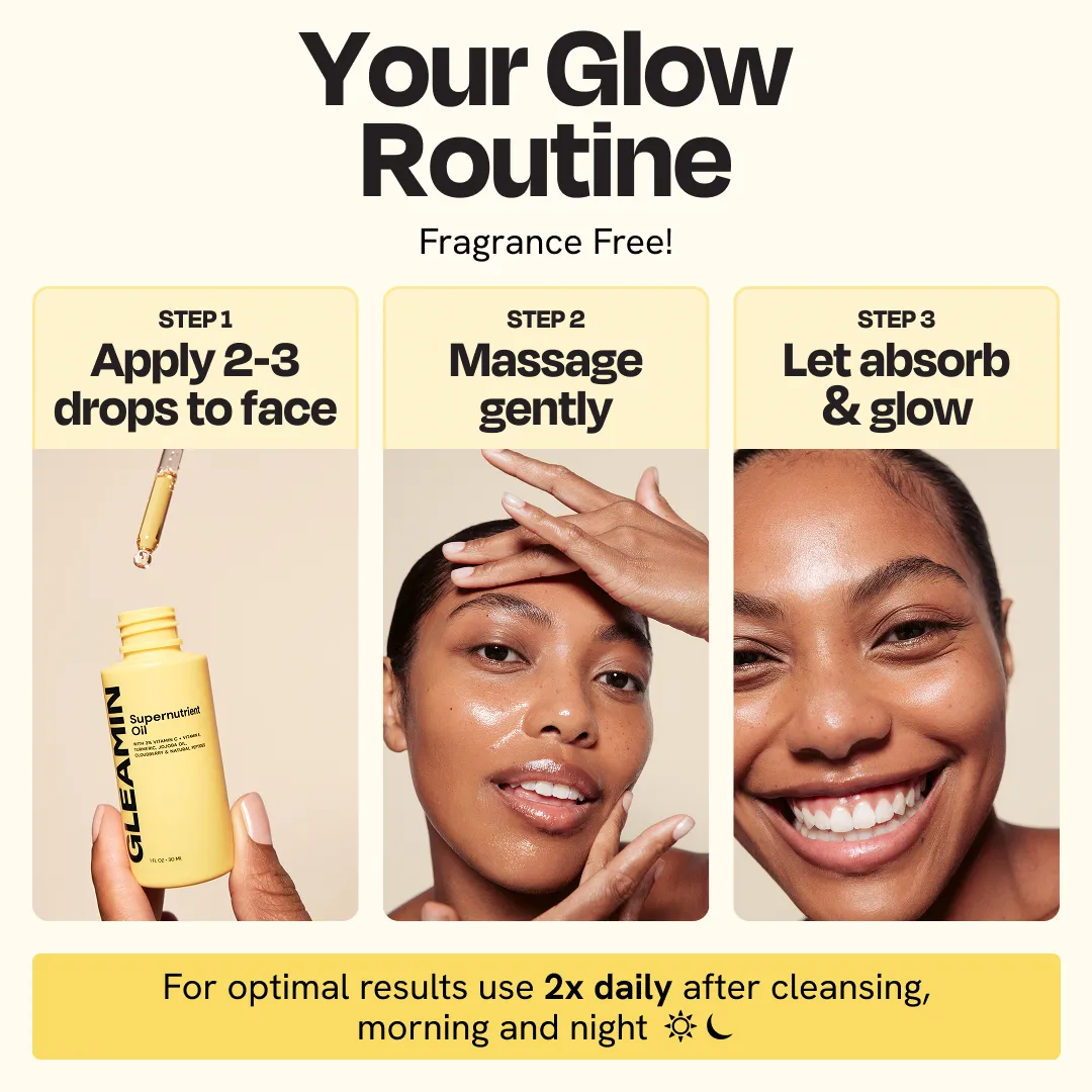 Supernutrient Face Oil for Hydration, Firming & Radiant Glow