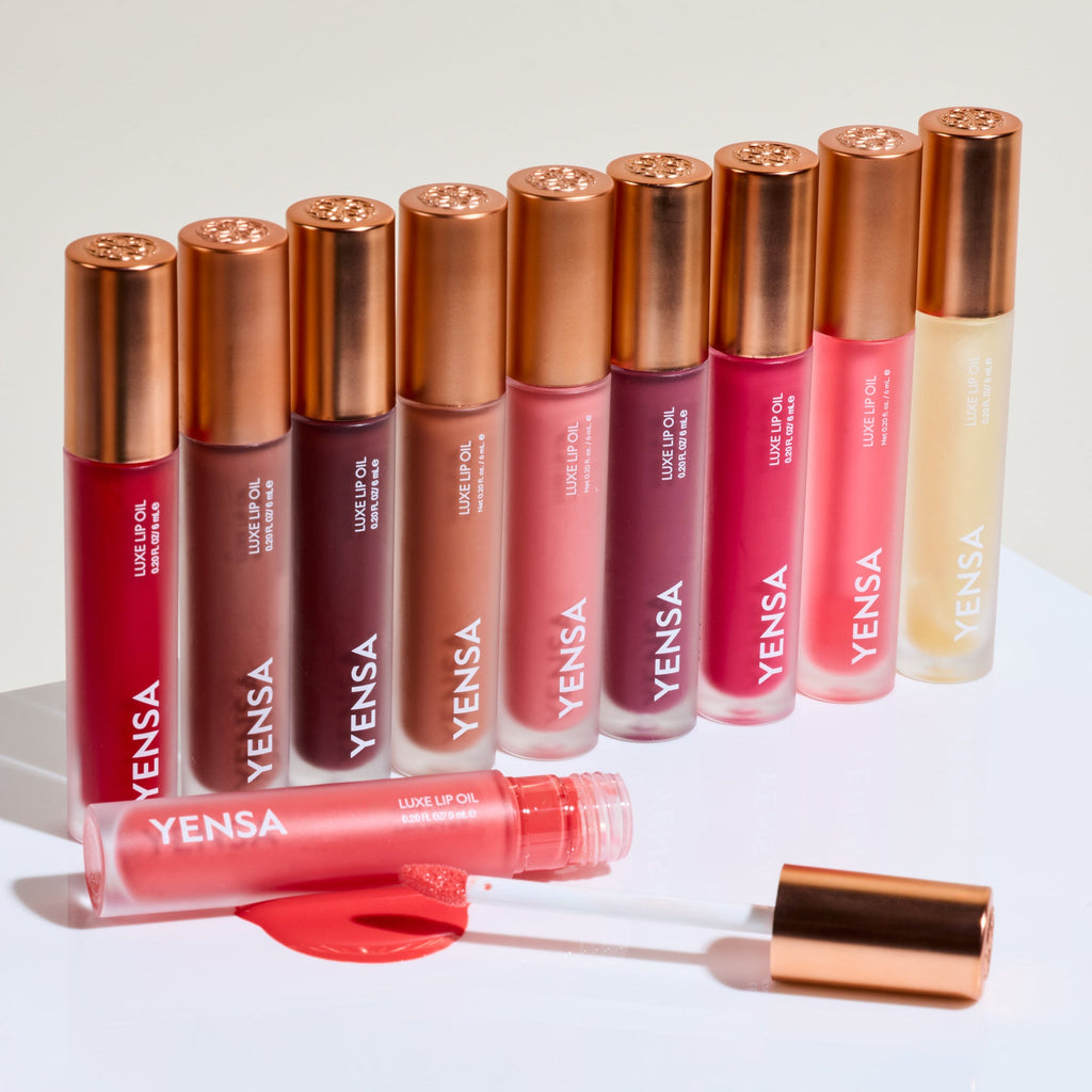 Tinted Lip Nourishing Oil with Hyaluronic Acid & Vitamin E — Glossy, Plumping & Hydrating